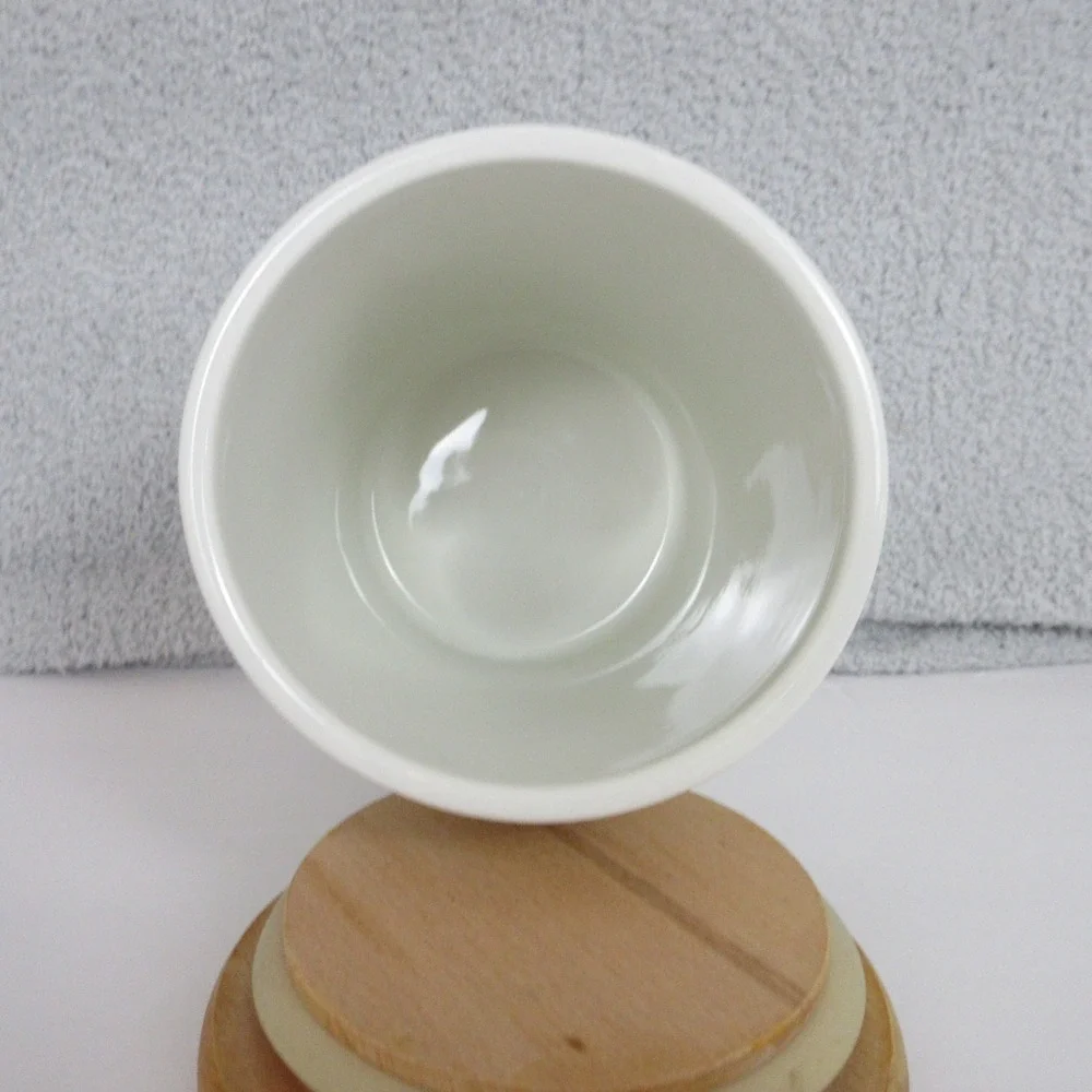 Portmeirion Botanic Garden Aquilegia Gracilis Canister with Wood Lid 6in England